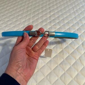 Talbots Turquoise Belt with Silver Clasp